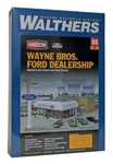 Walthers Cornerstone 933-3483 Wayne Bros. Ford Dealership -- Kit- Ho Scale. Fixed Price $54.99.