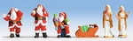 Walthers Scenemaster 949-6031 Ho Christmas Figures PKG(6). Fixed Price $18.99.