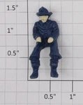 Lionel 8411-54 Blue Fireman Figure With Painted Face & Hands (52-26) (10). Fixed Price $25.00.