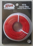 Red Layout Wire 20 Gauge Ho Scale Atlas 316 Train Tracks 50 Feet. Fixed Price $12.95.