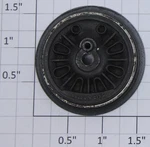 Lionel 226E-65 Baldwin Disc Plain End Wheel With Nickel Rim (10). Fixed Price $50.00.