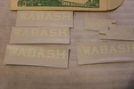 Scale Champ Decals, Wabash Twin Hopper Set #HC-46. Fixed Price $11.20.