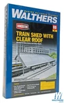 Walthers 933-2984 Train Shed W/ Clear Roof Kit Ho Scale. Fixed Price $89.99.