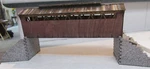 Rslaserkits 3085 Scale 100FT Span Railroad Covered Bridge (wood Kit). Fixed Price $73.69.