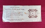 Lionel Postwar Instruction Sheet Maintaining Train 1123-20 Free Ship 2/61. Fixed Price $13.95.