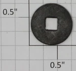 Lionel 2660-17 Square Hole Washer (5). Fixed Price $5.00.