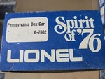 Lionel Trains Gauge 6-7602 Pennsylvania. Fixed Price $20.00.