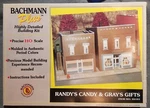 Bachmann Plus 35101 Randy's Candy & Gray's Gifts Downtown 2 Buildings Kit. Fixed Price $17.99.