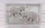 Preiser Mini-figures 20375, Two Elephants, Circus Zoo Safari, 1/87 Ho Scale. Fixed Price $8.95.