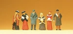 Preiser 12197 Ho Scale 1900S Figures Passers-by Wearing Winter Clothes. Fixed Price $25.99.