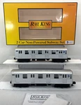 Mth Railking 30-2163 Mta Non-powered 2-CAR Subway Add Set New York. Fixed Price $251.99.