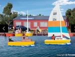 Kibri Boat Set 39159 Ho Scale. Fixed Price $23.00.