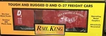 Mth Railking 30-74701 Gulf Mobile Ohio Gm&o 40 Double Door Box Car O-gauge. Fixed Price $49.95.
