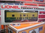 Lionel,,,,,# 6439,,,,,,READING Bay Window Caboose. Fixed Price $29.99.