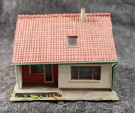 Kibri Single Family House D613 X 3-3/4" 3-1/8" High Used.... ....(SB7). Fixed Price $14.99.
