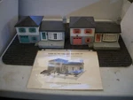 Lionel Trains Lot Of Postwar 982 Suburban Split-level Homes With Instructions. Fixed Price $19.99.