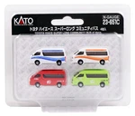 Kato Scale Toyota Hiace Super Long Community Bus Set Of 4 Diorama Supplies. Fixed Price $85.43.