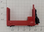 Lionel 356-34DR Dark Red Baggage Cart Truck With Unpainted Figure (10). Fixed Price $80.00.