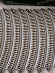 Kato N Scale 20-100 R249-45 Curved Track R9 3/4'' Pieces. Fixed Price $9.99.