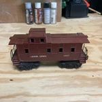 Lionel Gauge 6037 Lines Red Caboose Model Train Railroad Car Engine. Fixed Price $8.00.