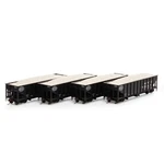 Athearn 7643 40' New York Central Bay Ribbed Hopper Pk With Loads #1. Fixed Price $129.99.