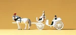 Preiser 79479 Scale Horse-drawn Wagon Open Carriage (white). Fixed Price $39.99.