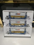 Mth 20-2785A Csx Twin Stack Container 3-CAR Set/nice. Fixed Price $375.00.