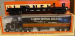 Lionel Gauge Limited Edition Illinois Central Flatcar With Ic Tractor Trailer. Fixed Price $75.14.