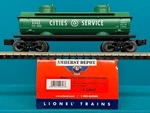 6-29617 Lionel Cities Service Tank Car #6465 Celebration Series O/O27 New. Fixed Price $59.95.