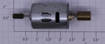 Acme RS-385PH-3 12.0 Volt Dc Motor W/ Small Worm Gear And Brass Union. Fixed Price $12.00.