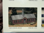 Vintage Bachmann Plasticville Scale 1930'S School House 45533 1:87. Fixed Price $11.99.