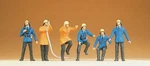 Preiser 14200 Ho Scale Firemen Set #1 PKG(6). Fixed Price $15.99.