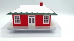 S-gauge Lionel American Flyer 6-49979 Winter Passenger Station Illuminated Nib. Fixed Price $34.99.