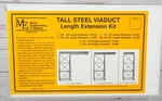 Micro Engineering 75-528, Tall Steel Viaduct Length Extension 60 Feet HON3 Scale. Fixed Price $19.95.