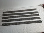 4) Atlas #7056 2 Rail Scale 40" Nickel Silver Flex Track W/simulate Wood Ties. Fixed Price $99.99.