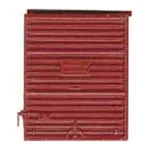 New Kadee 8' Youngstown Doors High Tack Board Red Oxide Freight Car Ho Scale. Fixed Price $12.69.