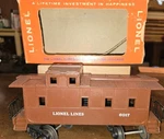 Vintage Lionel #6017-1 Lines Red Caboose With Original Box. Fixed Price $14.99.