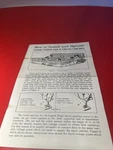Lionel Postwar 3356 Horse Car Instruction Sheet. Fixed Price $19.99.