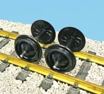 Usa Trains R2040 G Wheels And Axle Set-solid Plastic (pack Of 2). Fixed Price $10.99.