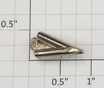 Lionel 1122-178 Nickel Right Hand Frog Point (10). Fixed Price $10.00.