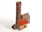 Faller Ho B-291 Model Observation Tower With Kiosk, Diorama Train Decor. Fixed Price $35.10.