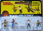 Woodland Scenics Accents A1882, Firemen To The Rescue, Ho Scale(e). Fixed Price $16.16.