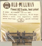 Old Pullman 40001 Ho Scale Bettendorf 50 Ton Aar Trucks RP-25 Wheels Brass Axels. Fixed Price $8.99.