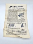 Vintage Lionel 145C Track Contactor Installation Instruction Manual. Fixed Price $19.99.