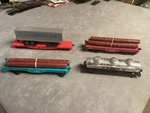 Lot Of 4 Ho Scale Bachmann Rolling Stock - Mobil, Louisville, Northern, Super. Fixed Price $12.99.