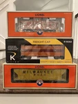 Lionel Milwaukee Road Extended Vision Caboose 6-27601 & Cars Nib. Fixed Price $225.00.