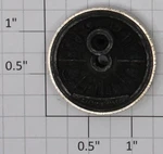 Lionel 726-64 Plain Drive Wheel & Nickel Tire. Fixed Price $10.50.