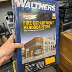 Walthers 933-3765 Fire Department Headquarters Kit Ho Scale Train. Fixed Price $60.00.