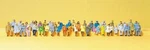 Preiser 14416 Ho Scale Seated People Assortment PKG(48). Fixed Price $77.99.