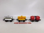3X Hornby Meccano Gauge Tank Esso Shell Wine Barrel Sncf #DT779-1. Fixed Price $109.90.
